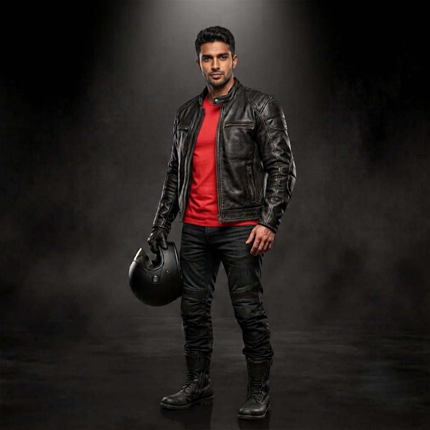 THE RIDE READY - Red Regular fit Tshirt — view 3